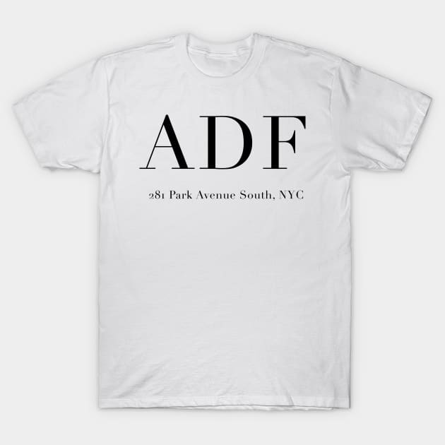 Anna Delvey Foundation - 281 Park Avenue South T-Shirt by Tomorrowland Arcade